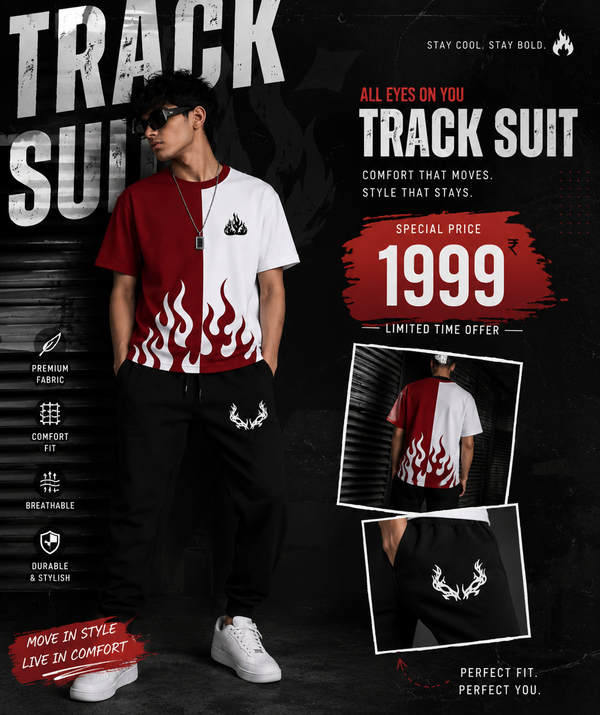 🔥 Wear the Heat — Premium Track Suit